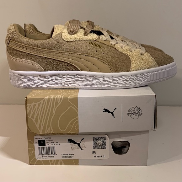 🧸[BRAND NEW] PUMA HIGH COURT CUNNING SUEDE SAFARI WOMENS SHOES SIZE 7 SNEAKER🧸 - Picture 2 of 9